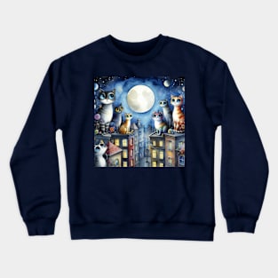 City Kats . Crewneck Sweatshirt